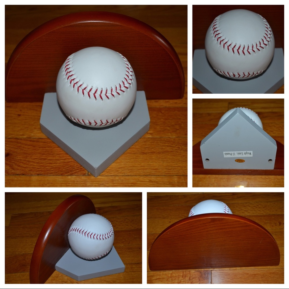 Decorative 10” softball display bookends - NEW